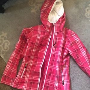 Spyder Snow Sport pink Plaid Jacket